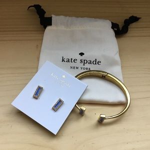 Kate Spade Cuff and Earring combo